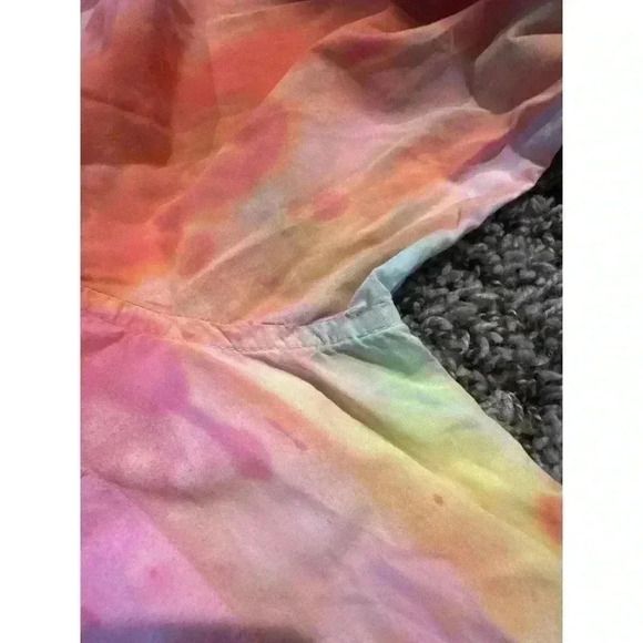 Vanishing Elephant Tie-Dye Button Down Shirt Size Medium - Picture 4 of 6